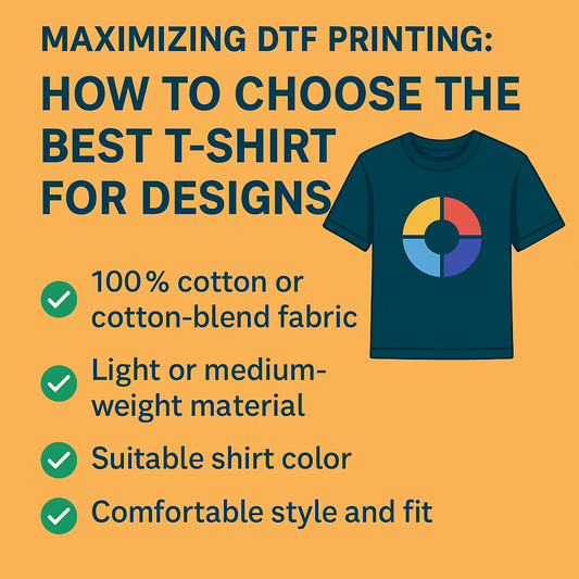 Best T-Shirts for DTF Printing: Fabric, Fit, and Color Tips
