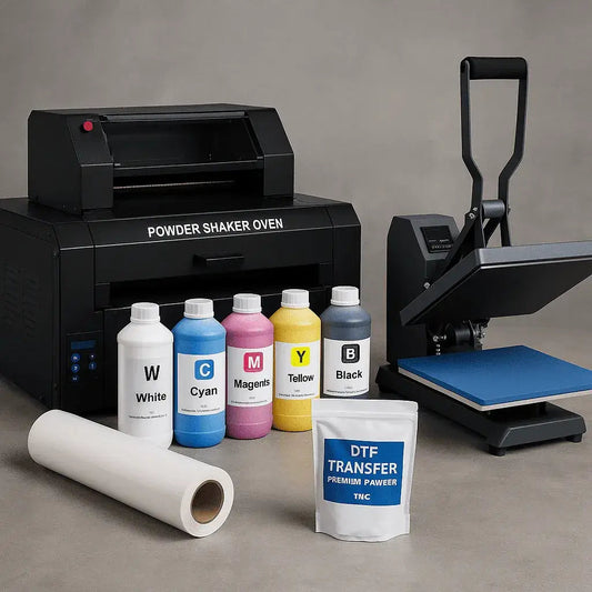 DTF Supplies: Inks, Films, Powders for Heat Transfers