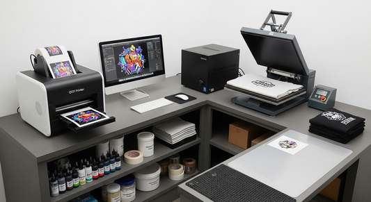 Setting Up a DTF Print Shop in 200 Square Feet: The Smallest Viable Production Layout