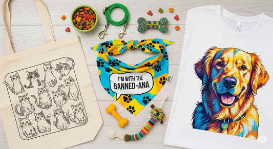 Products for DTF Printing in PET Niche, Tote Bags, Shirts