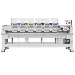 6-Head 12-Needle Industrial Embroidery Machine