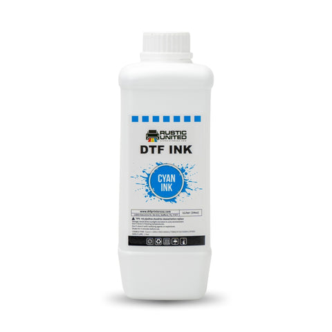 DTF Printer USA Cyan Ink - 1 Liter | High-Quality, Opaque, Long-Lasting ...