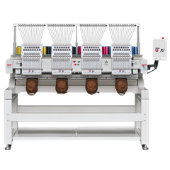 4-Head 12-Needle Commercial Embroidery Machine