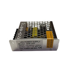 36W 24V DC Slim LED Power Supply Driver, 1.5A Constant Voltage, 175‑240V AC Input