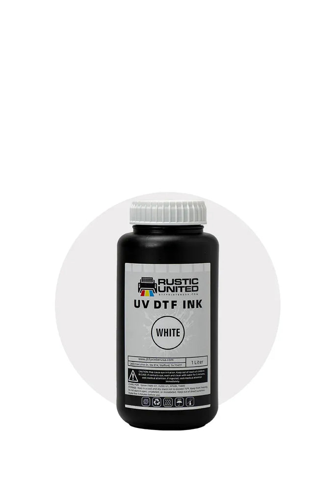 UV DTF White Ink 1 Liter | DTF Printer USA