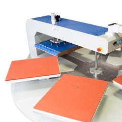 Fully Automatic Turntable 6-Station Heat Press Machine